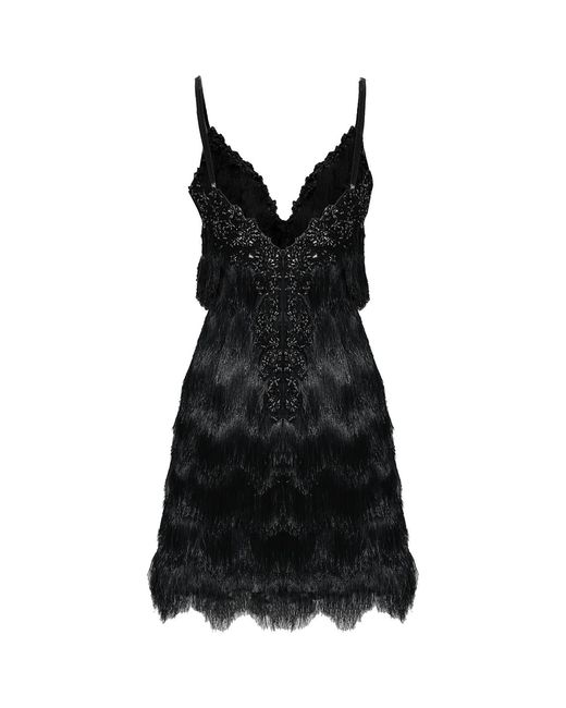 Angelika Jozefczyk Black Gatsby Cocktail Dress