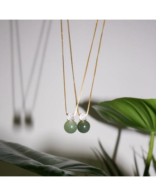 seree Green Esther Jade Necklace