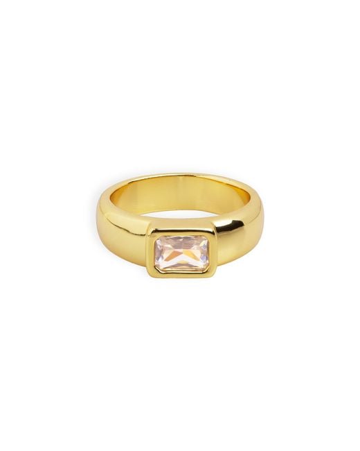 Argento Vivo Metallic Baguette Heirloom Ring