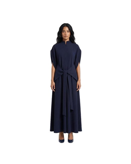 Monosuit Blue Jumpsuit Lea With Pants- Skirt Navy