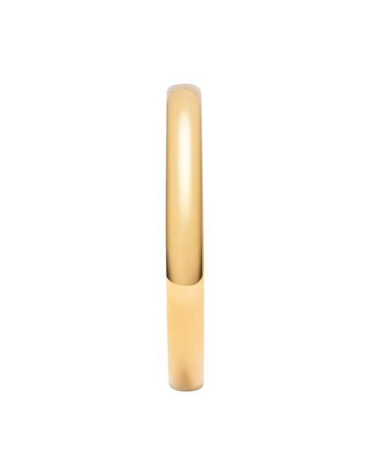Nialaya Metallic Classic 8Mm Round Bangle