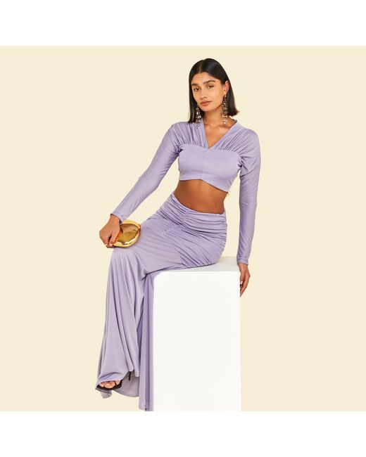 Celestine & Mae Purple Saponaria Co-Ord Set