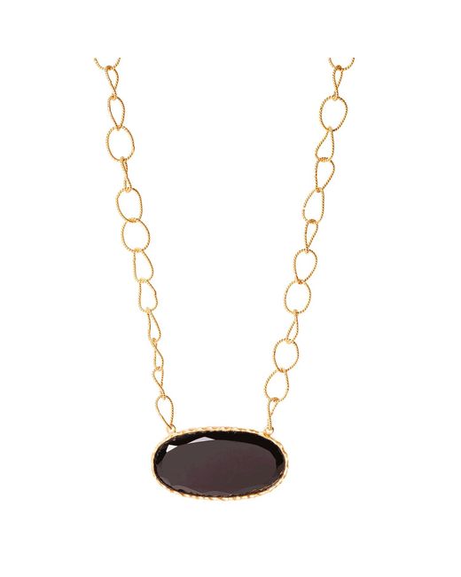 Christina Greene Metallic Simple Necklace