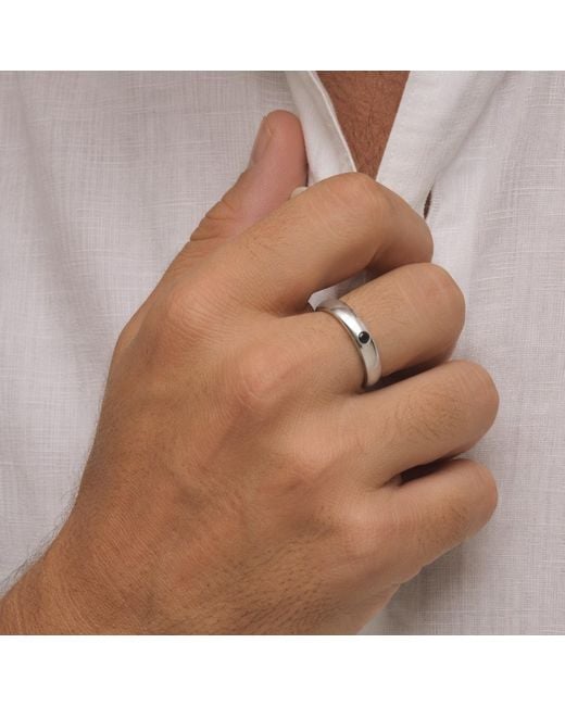 Unaloe Metallic Womwn Diamond Ring for men