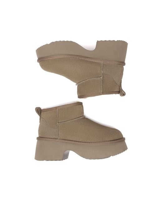 EverAu Australia Brown Neutrals Nicobar Mid Boots