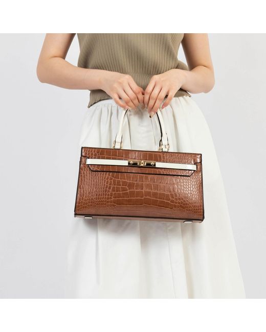 Mkf Collection - J'omor Brown Colby Satchel Bag