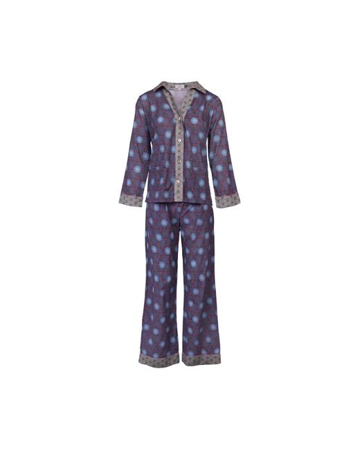 Karma On The Rocks Blue 'Tokyo Pyjama Kassa Prune