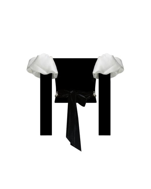 Nur Karaata Black Hofburg Top