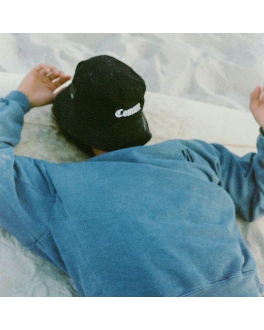 Comune Black Cali Bucket Hat for men