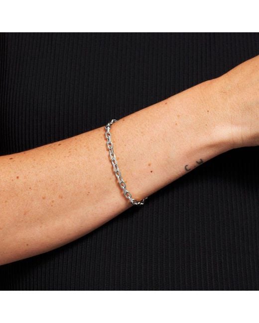 7879 Metallic Platinum Forte Chain Bracelet