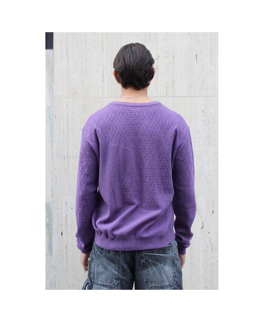 Maria Aristidou Purple Engraving Sweater for men