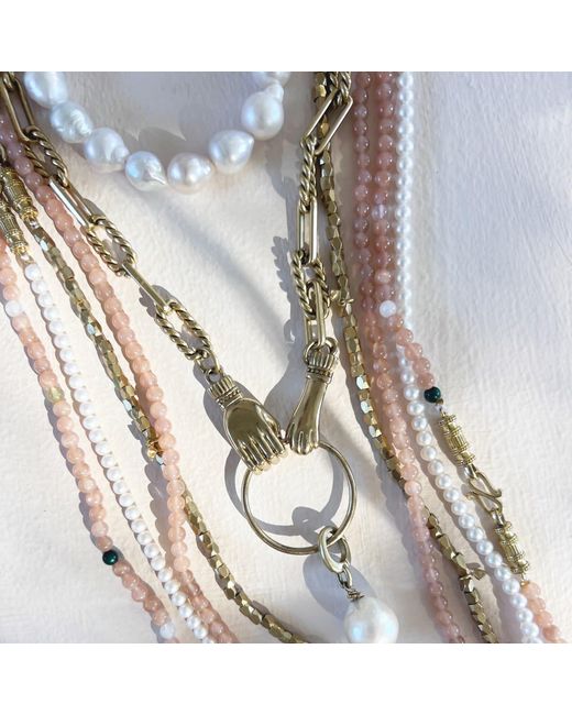 Unleash Cph Metallic Glow Pearl Choker