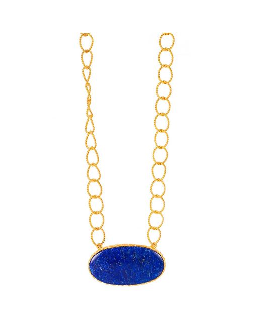 Christina Greene Blue Simple Necklace
