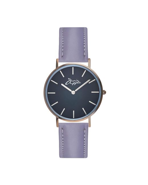 Bermuda Watch Company Blue Annie Apple Jumeirah Silver Gunmetal Grey Interchangeable