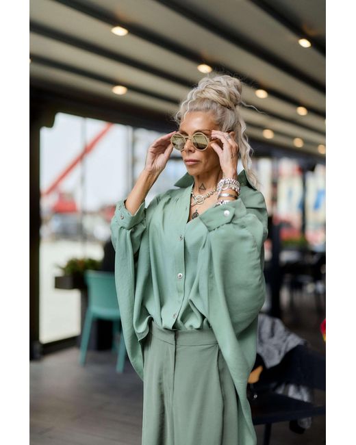 Clothes by Locker Room Green Oversized Shirt