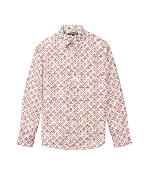 Maurice Saxe Pink Crest Shirt for men