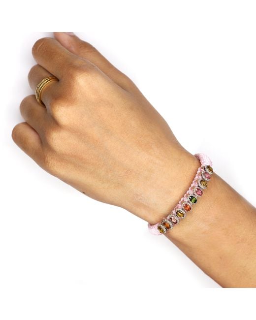 Caravan of Stones Pink Baby Mini Lisse Bracelet