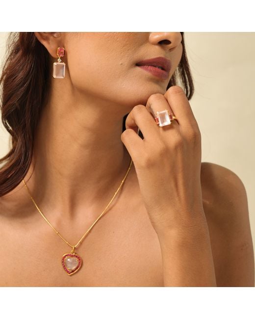GEM BAZAAR Metallic The Love Heart Pendant