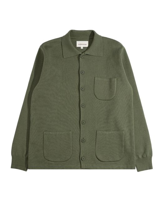 Far Afield Green Station Cardigan for men