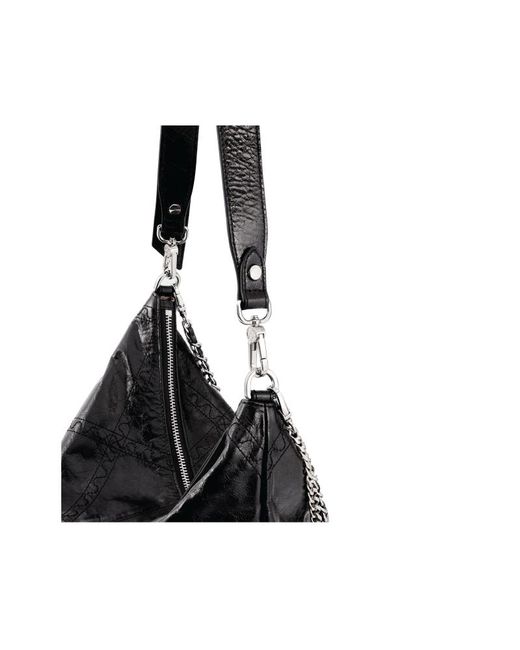 Orange Cube Black Metropolitan Crossbody Bag
