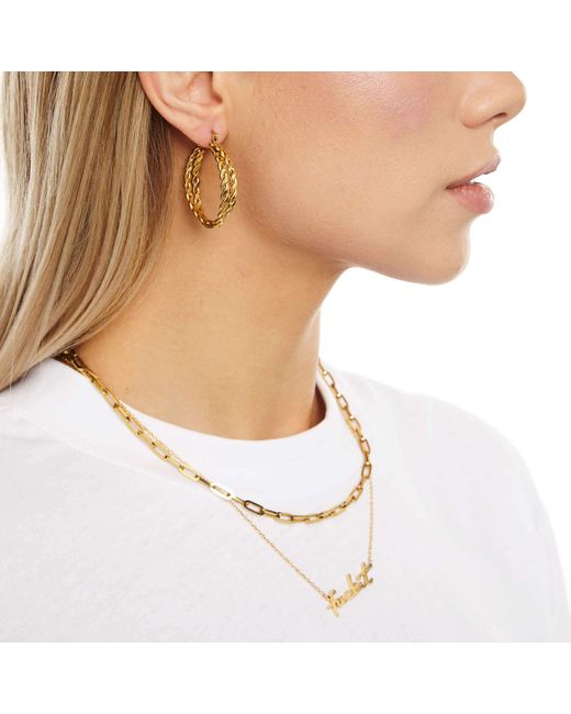 Hoops + Chains LDN Metallic Fuckit Chain