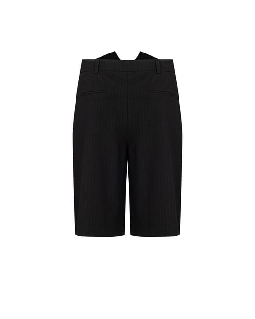 Pcfg Black Free Heaven Striped Shorts for men