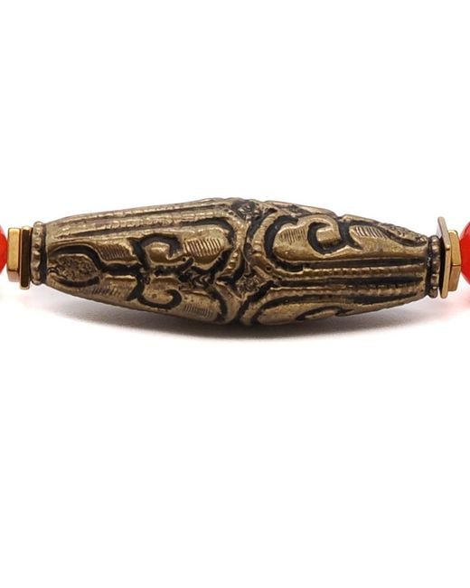 Ebru Jewelry Red Carnelian Vintage Bracelet