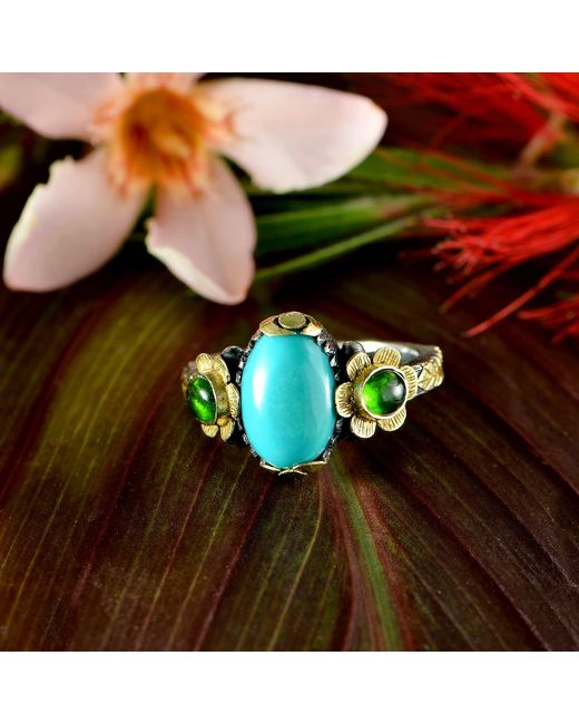 Emma Chapman Jewels Blue Ocean Tourmaline Statement Ring