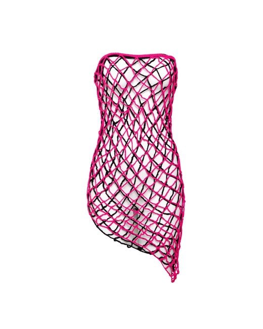Paloma Lira Red Web Dress