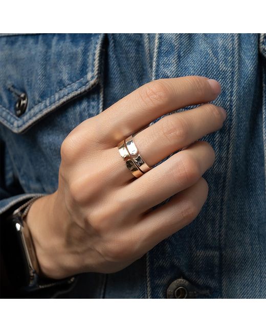 Kate Koel Gray Open Bold Stacking Ring