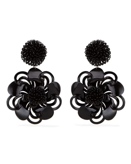 Pats Jewelry Pink Pompom Flower Earrings