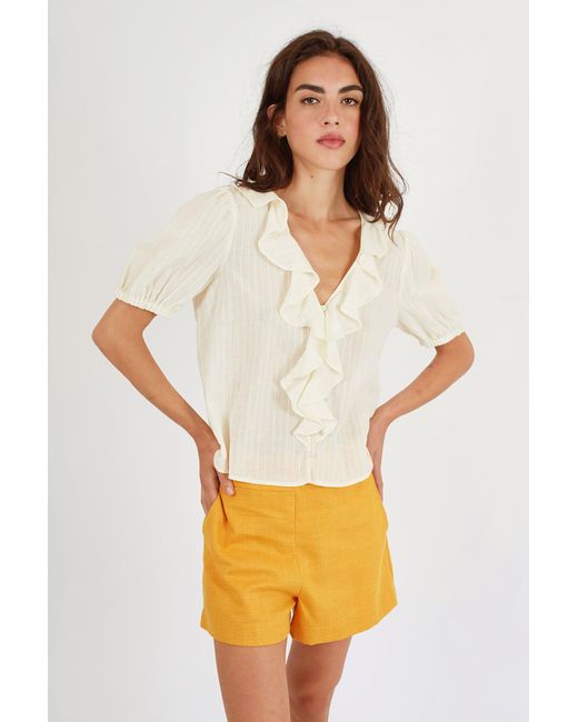 Traffic People Natural Neutrals Pale Fire Falls Shirt