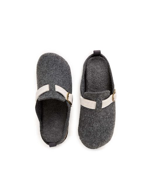 Pretty You London Black Mister You Jordan Mule Slippers for men