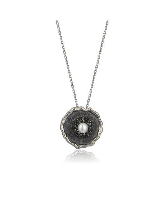 Nowart Jewelry Metallic Pearl Necklace