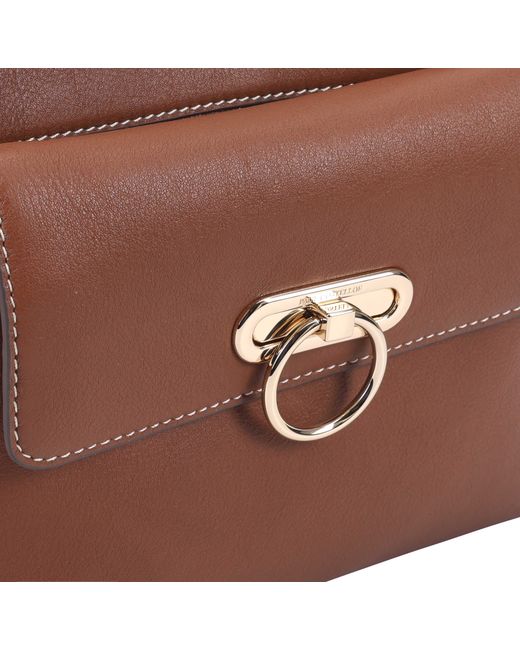 Paul Costelloe Brown Navarre Leather Crossbody Bag