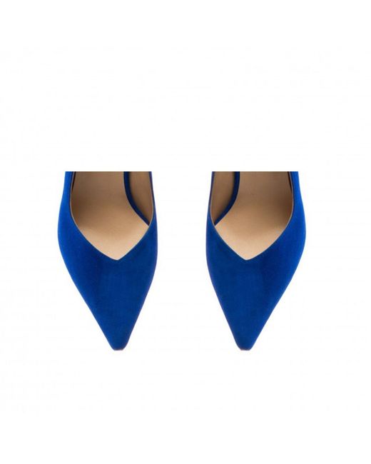 The 5Th Element Blue Amalia Suede Pumps