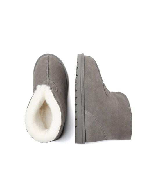 EverAu Australia Brown Owl Ankle Boots
