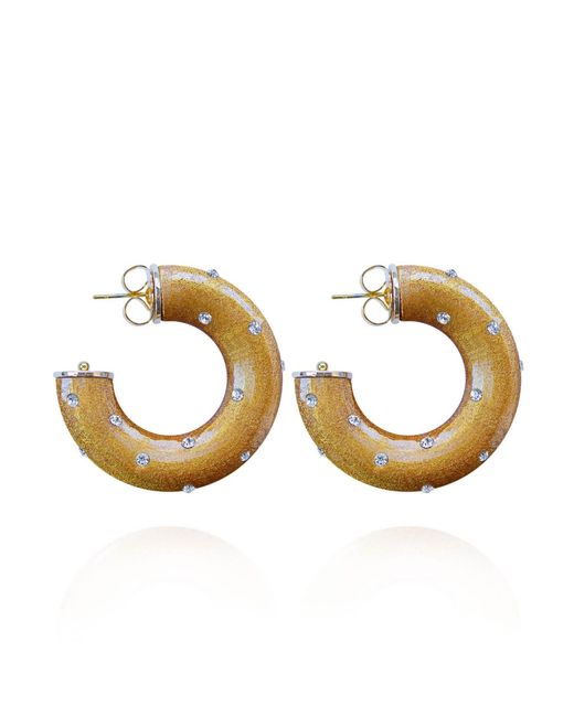 Saule Label Metallic Alba Hoops