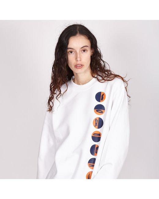 SOHUMAN White Voi Organic Cotton Sweatshirt