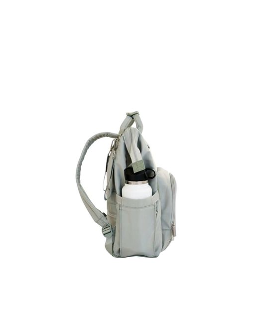 augustnoa Gray Diaper Bag