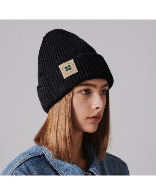 The New Orchard Black Winter Vegan Beanie
