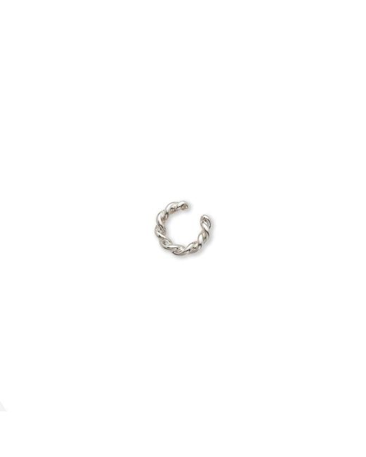 Shabella Nyc Metallic Basic Braided Ear Cuff