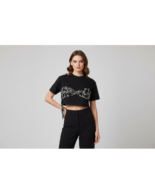 San Malo Black Bikini T Shirt
