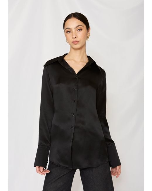Nike Black The Silk Blouse