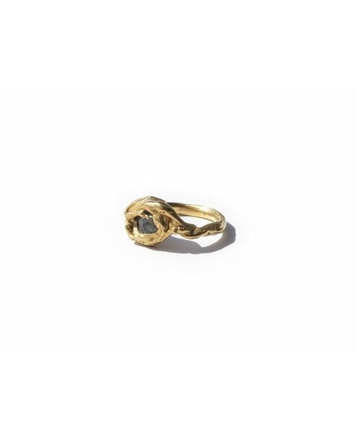 Mitsymay Jewellery Black One Of A Kind Sapphire Ring