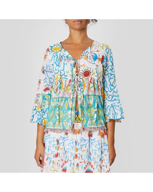 Casa Atelier by Ferdinando Fusco Blue Nerano Ibiza Shirt