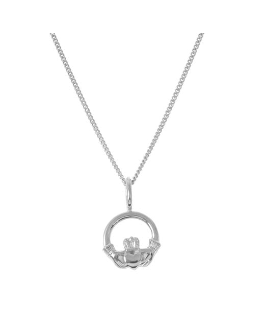 Katie Mullally Metallic Claddagh Charm Necklace