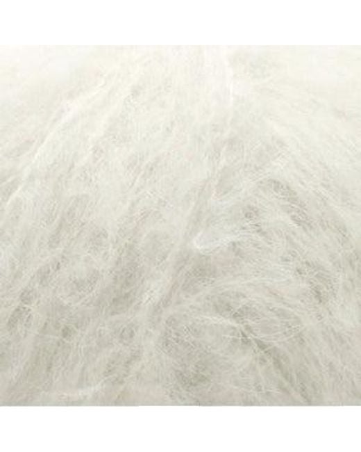 SALANIDA White Melody Mohair Polo Top