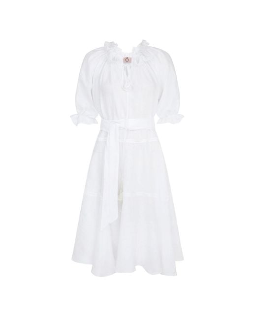 Lisa The Label White La La Lady Pyjama Babydoll Dress