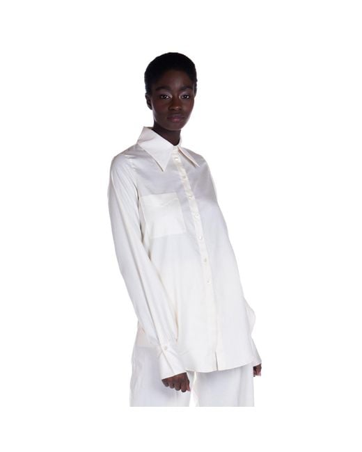 Sofia Tsereteli White Cotton Shirt